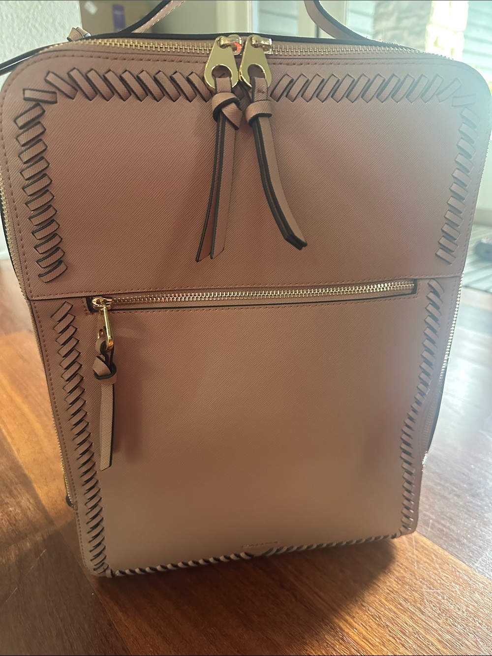 CALPAK Kaya 15in laptop backpack in camel